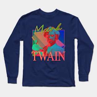 Mark Twain Trippy Psychedelic Tie Dye Long Sleeve T-Shirt